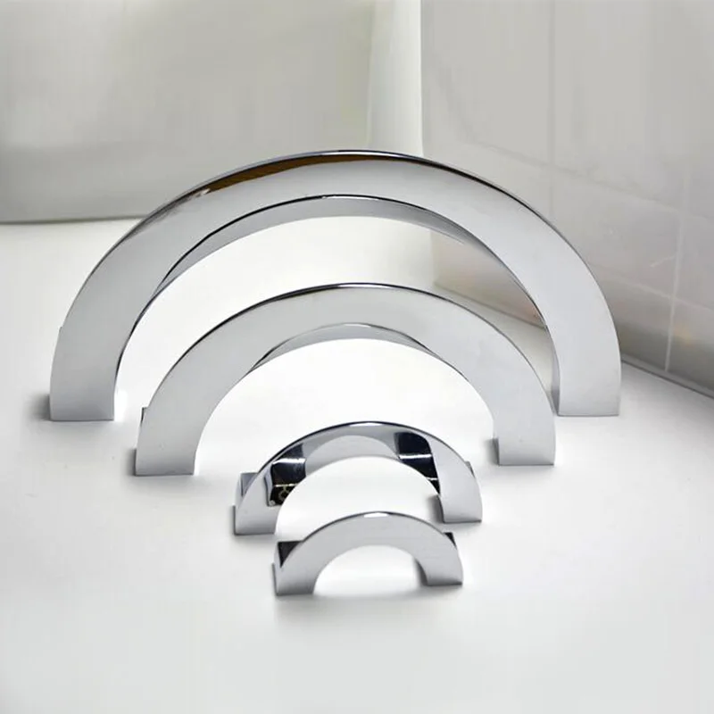 Round Handles Drawer Pull And Knobs Cabinet Furniture Hidden