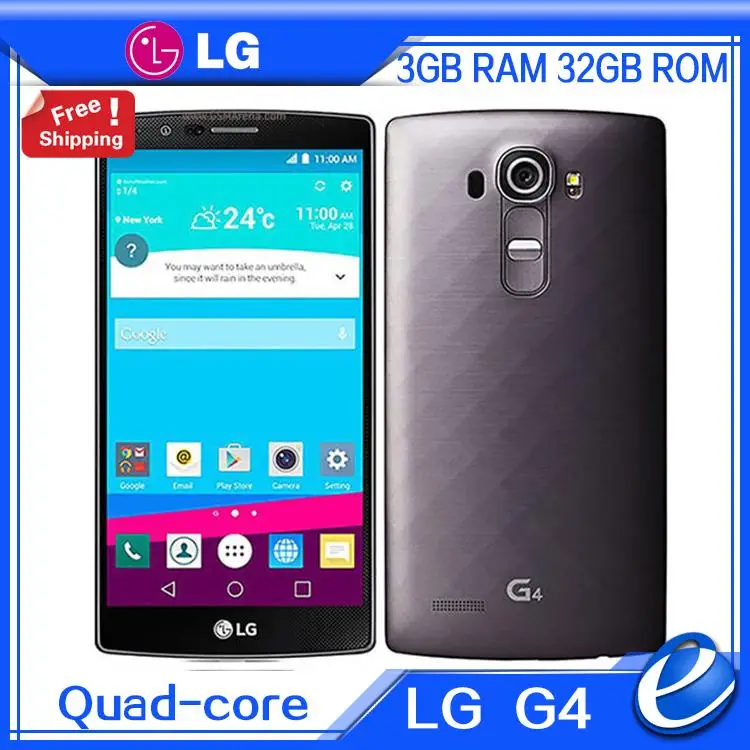 Оригинальный разблокированный сотовый телефон LG G4 H815 H818 F500/H810 шестиядерный Android 5