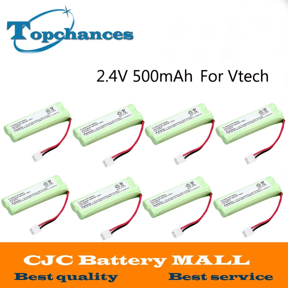 8 шт абсолютно 2,4 V 500mAh домашний телефон Аккумулятор для Vtech BT18443 BT28443 89-1337-00-00 CPH-518D