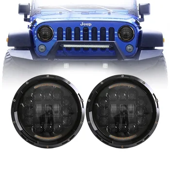 

For Lada 4x4 urban Niva 7 Inch Round LED Headlight 7 inch Projector Headlamp Light For Jeep Wrangler Hummer
