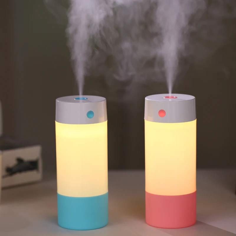 

250ML Humidfier with LED Lamp Mini Aromatherapy Diffuser Mist Maker for Home USB Car Humidifiers