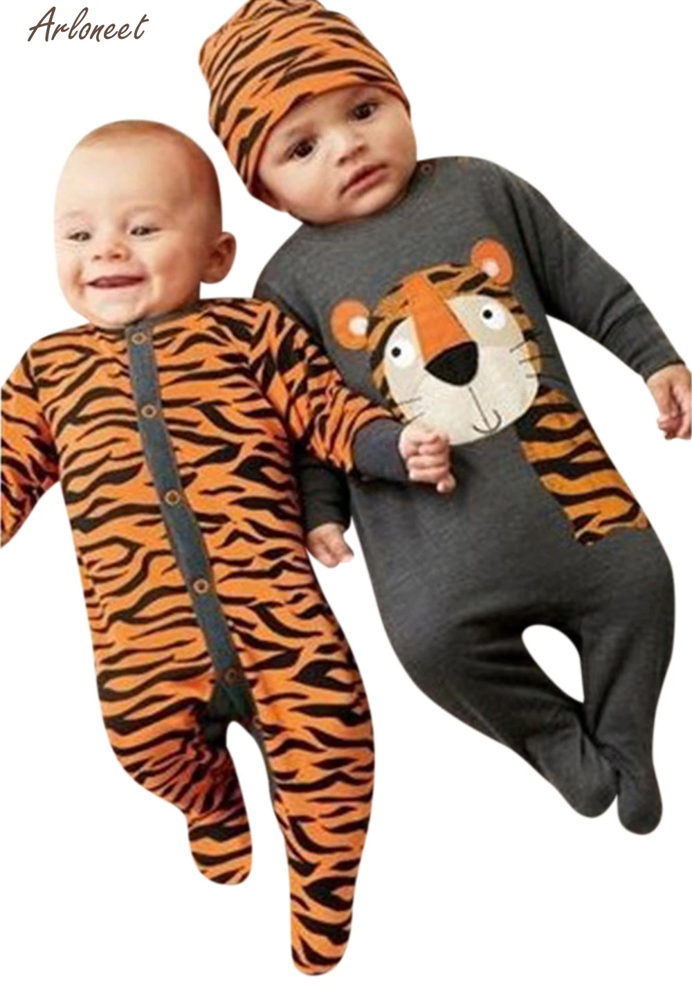 TELOTUNY Baby Clothes Toddler Infant Baby Boys Cartoon Long Sleeve