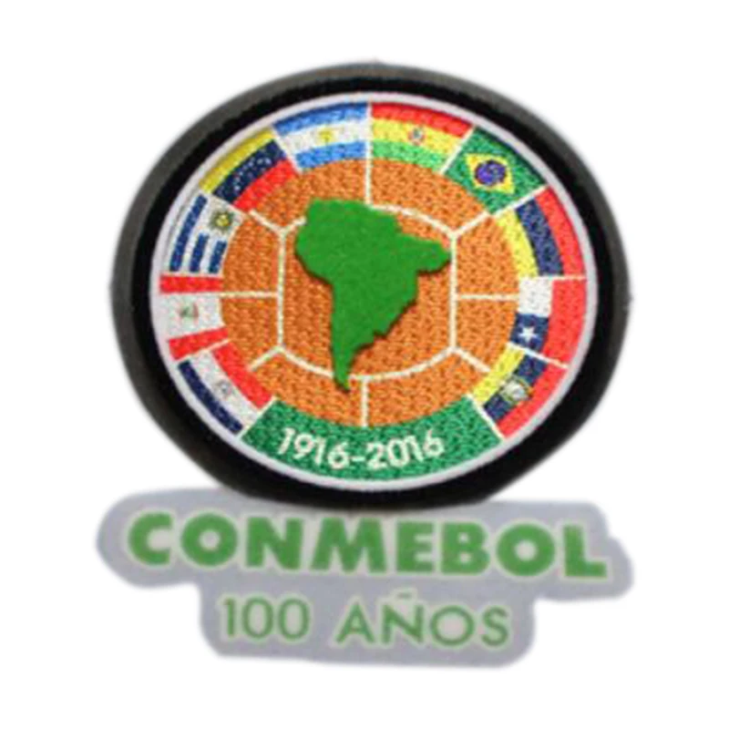 КОНМЕБОЛ 2016 Копа Америка Сентенарио 100 Anos патч патчи печать значки Insignia Футбол