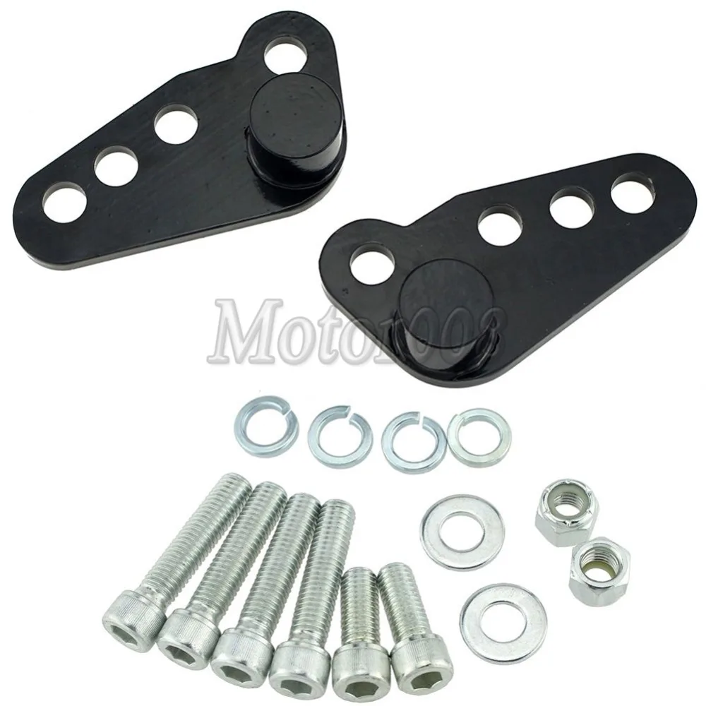 

Black Steel 1-3 Inch Rear Adjustable Lowering Kit For Harley /Street /Electra /Ultra /Glide 2002-2015