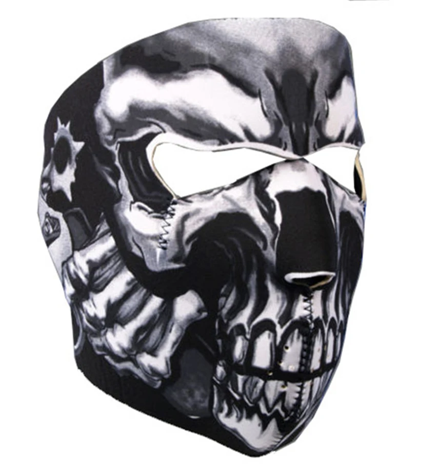 NEOPRENE-SKULL-FULL-FACE-MASK-BIKER-ATHLETIC-MASK