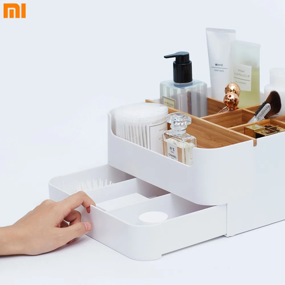 Ящик для хранения Xiaomi Mijia многофункциональная коробка косметики из АБС пластика
