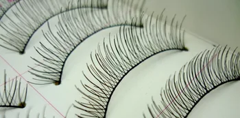 

by dhl 500sets 10pair/set Natural Sparse Cross Eye Lashes Extension Long False Eyelashes Makeup