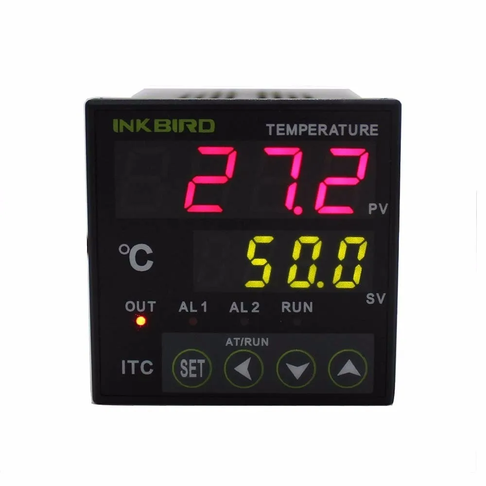 Inkbird PID контроллер температуры ITC-100 термостат измерения температуры с Omron Реле DIN 1/16