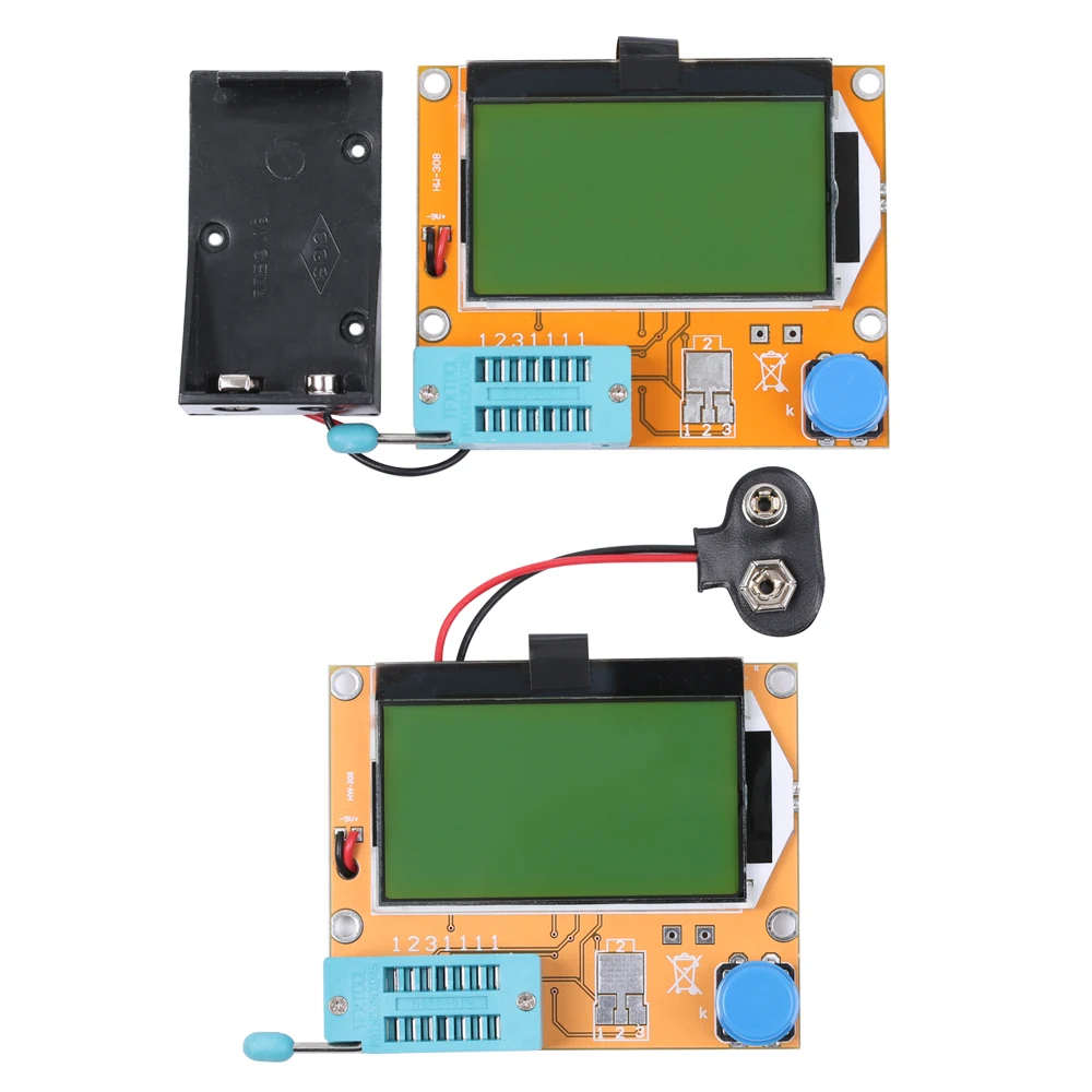 

1Pcs LCR-T4 Multifunction Digital Transistor Tester Capacitance Diode Triode ESR Meter MOS/PNP/NPN PCB Board W/ Case