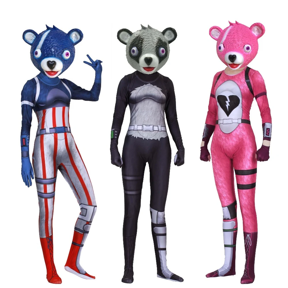 ハロウィン花火 Cuddlet チームリーダーナイトパンダガール Cuddlet Teamleader コスプレ衣装タイツ大人 子供 子供 Game Costumes Aliexpress