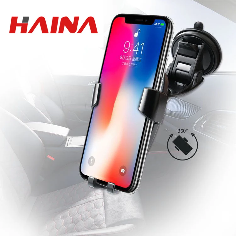 

Wireless Charger Quick Charge 9V1.5A Gravity Car Holder 10W for iPhone X 8 Plus Fast Charging Pad For Samsung Galaxy S8 Note 8