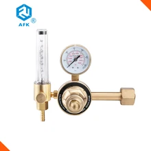 Hoge druk regulator 4500PSI gauge Co2 Argon Stikstof gas drukregelaar met flowmeter