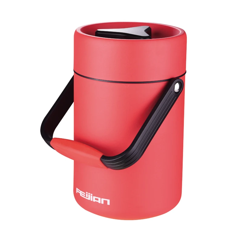  Feijian 2L thermos for food with containers Portable lunch bento box with compartments jar Leak-Pro