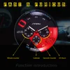 SINOBI Men Sports Watches  Waterproof Black Dial Males Chronograph Quartz Wrist Watch 2017 New Fast Furious Relogio Masculino ► Photo 3/6