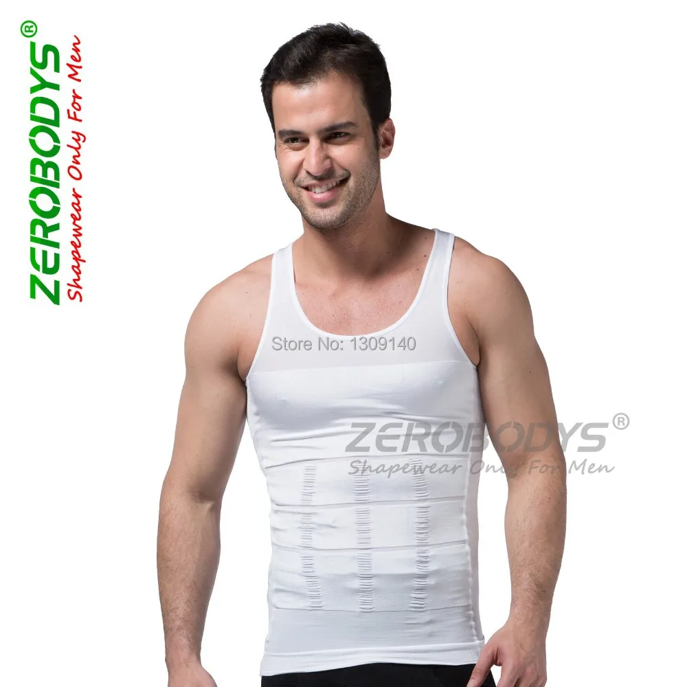 Zerobodys Mens Powerful Slimming Abdomen Vest Hot Body Shaper Girdle