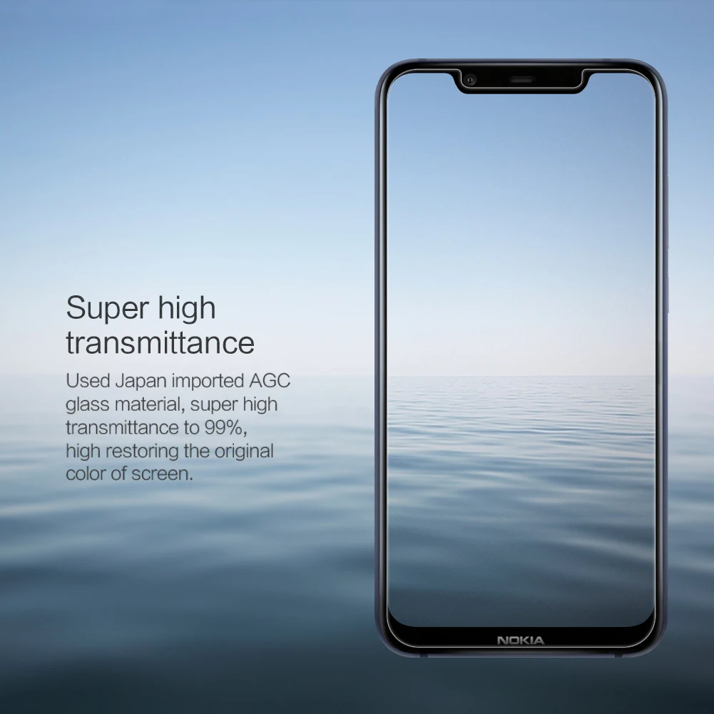Закаленное стекло для Nokia 8,1X7 6,18 ''Nillkin Amazing H 0,33 мм Защитная пленка для Nokia X7 стекло