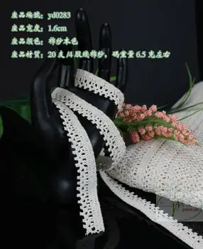 

1.60 cm cotton lace trim for doll toy DIY clothing accessories garment/shoes bedding decoration Crafts decoration lace