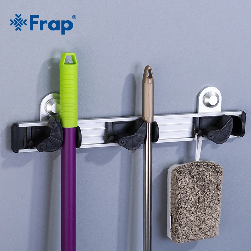 Buy Frap Kitchen Organizer Mop Holder 3 Position Brush
