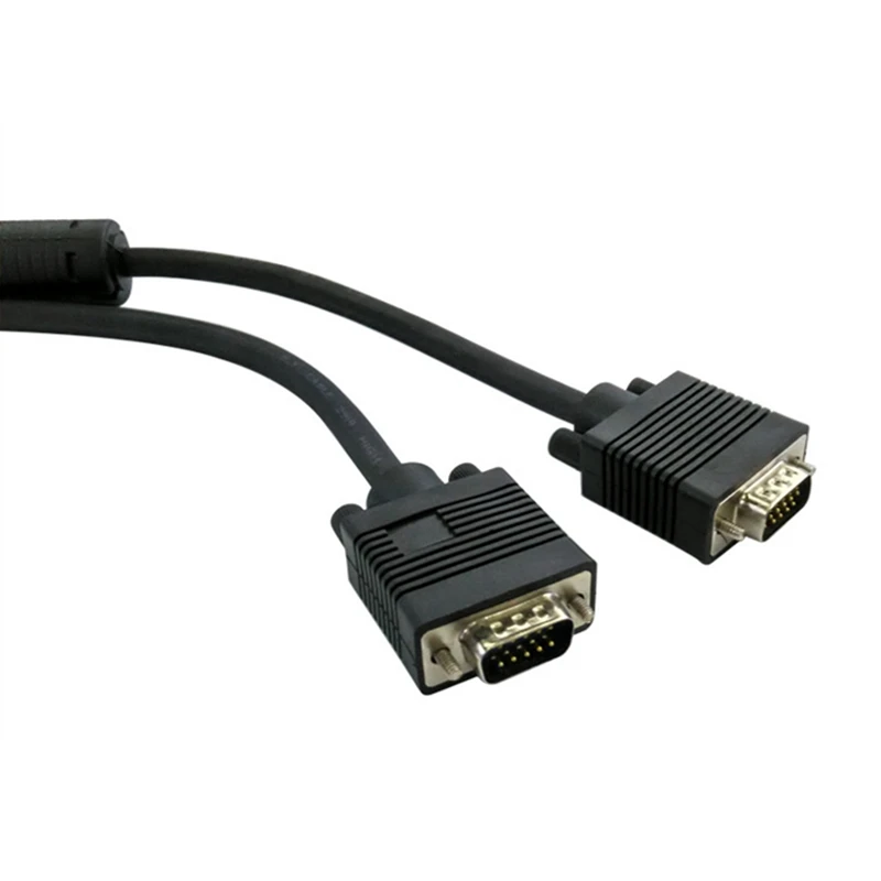 Rankman VGA Cable 3+6 Male to Male VGA to VGA Extension Converter 1080P Cord Copper Line for Laptop Monitor HDTV Projector Rankman VGA Cable 3+6 Male to Male VGA to VGA Extension Converter 1080P Cord Copper Line for Laptop Monitor HDTV Projector