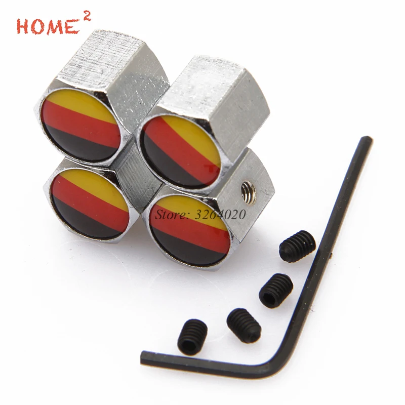 Car styling Tire Valve Caps Auto Parts Wheel Dust Cover