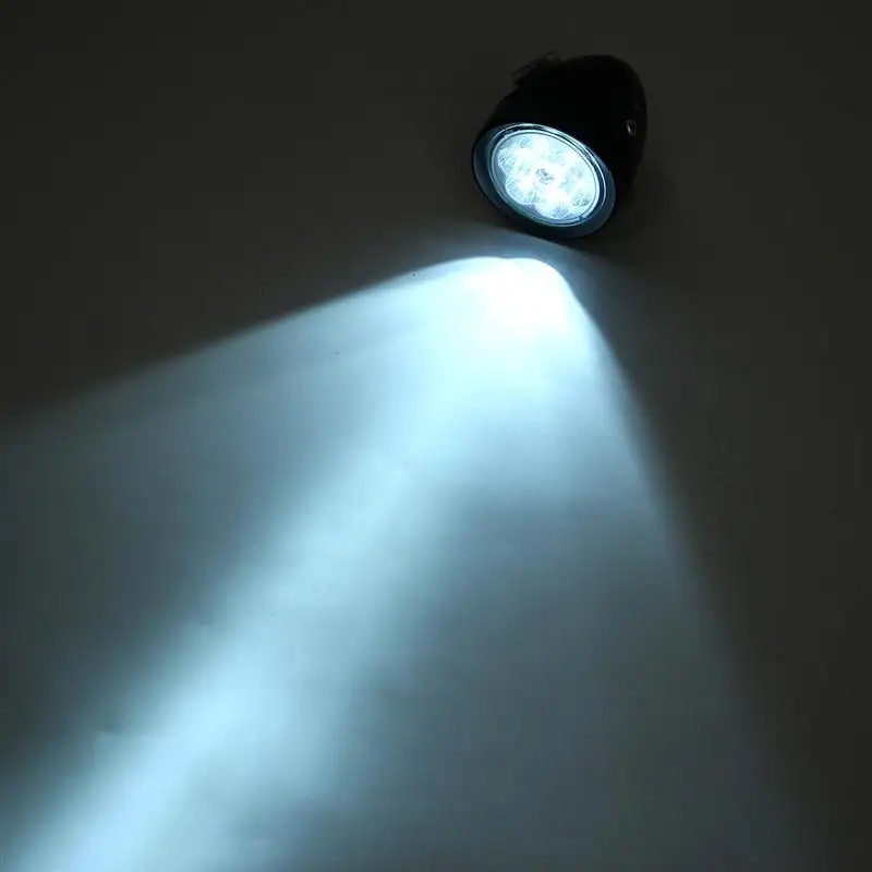 Sale 113*82mm 160 Degree Retro Vintage Bicycle Bike Front Light Cycling 6 LED Headlight Mountain Bike Head Fog Lamp With Bracket 11