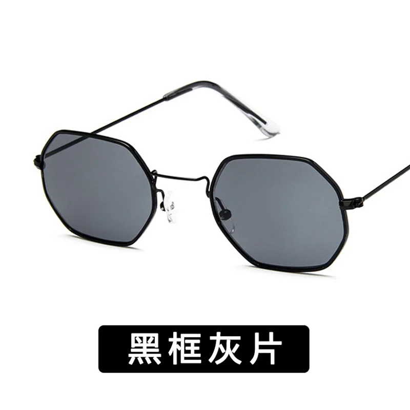 Новые модные классические женские солнцезащитные очки в ретро-стиле с тонированным цветным объективом черные розовые маленькие квадратные солнцезащитные очки
