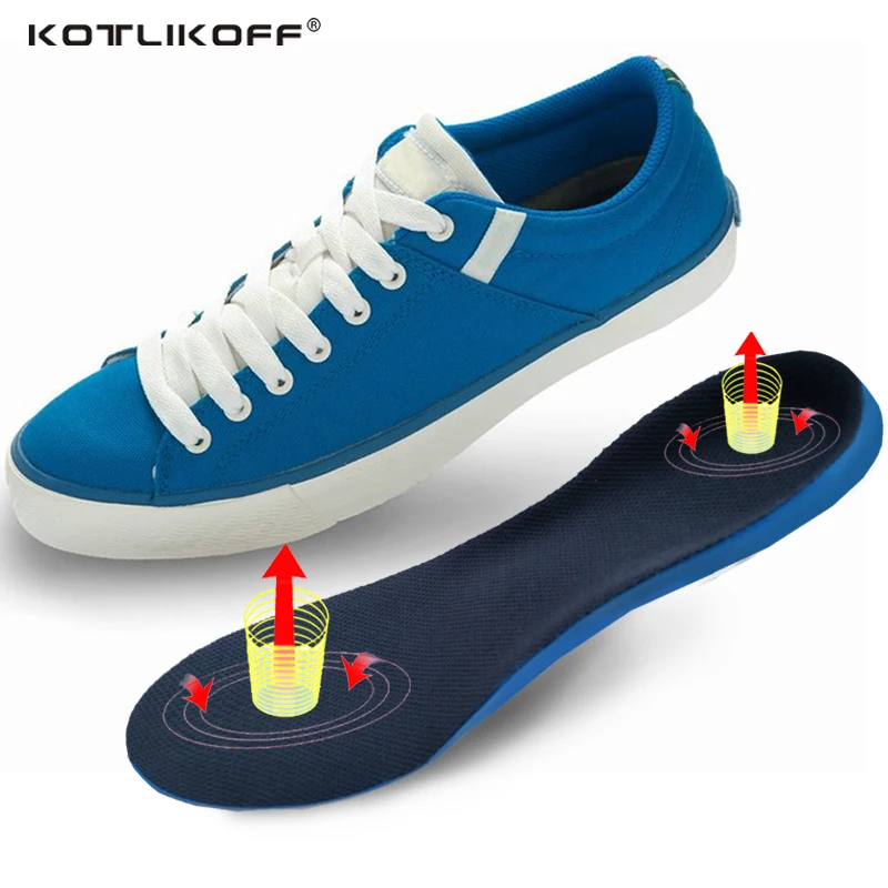 

2 Pair Memory foam High Quality Insoles Foot Care for Plantar Fasciitis Heel Spur Running Sport Insoles Shock Absorption Pads