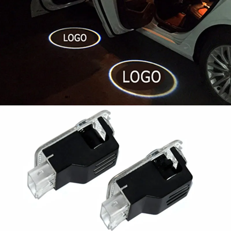 

2pcs LED Car Door Welcome Light Laser Projector Ghost Shadow Lamp For Audi A3 A4 B6 B8 B7 A6 C6 C5 A7 A8 A5 Q3 Q7 Q5 80 sline
