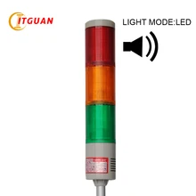 LTA-505 DC12V/24V AC220V 3 Layers LED Warning Lamp with Sound Indicator Lights Emergency Strobe Light Tower Signal Beacon LTA-505 DC12V/24V AC220V 3 Layers LED Warning Lamp with Sound Indicator Lights Emergency Strobe Light Tower Signal Beacon