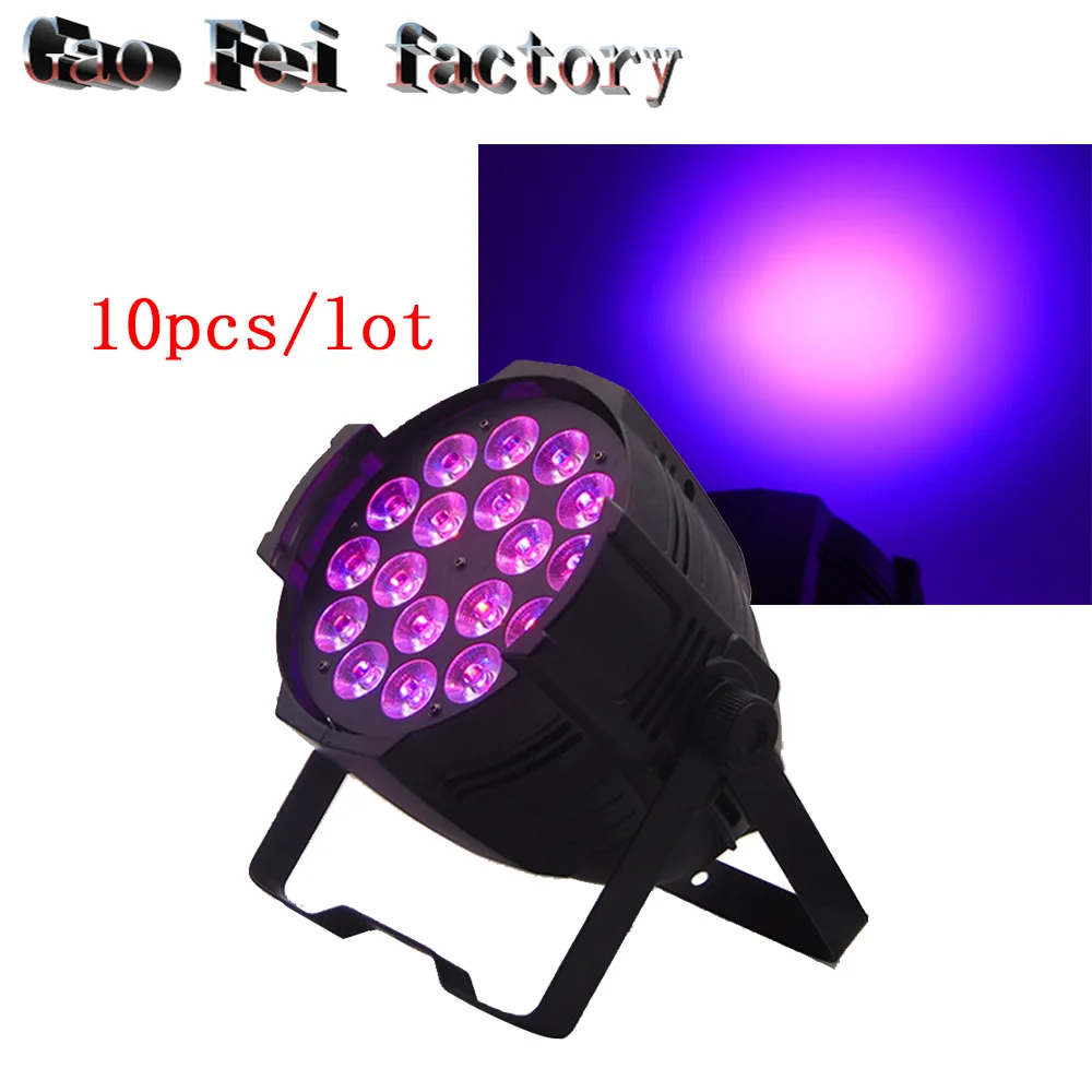 

minimum 10xLot Professional 18x12W Led RGB PAR DMX Stage Lighting Effect DMX512