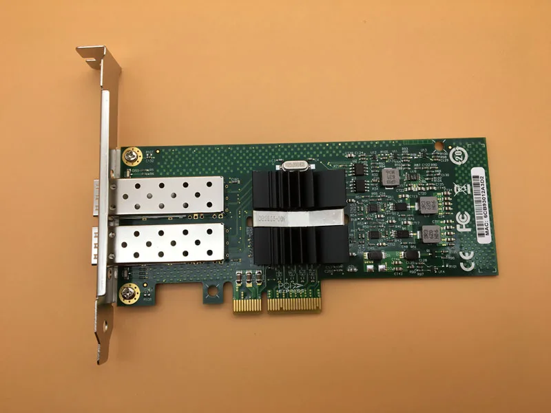 82576 чипсет двухпортовый SFP PCI E X4 волоконный серверный адаптер NIC E1G42EF 1000 МБ