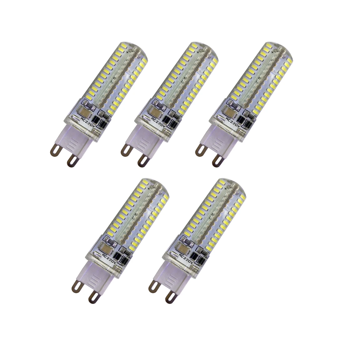 

5pcs G9 LED Lamp Warm/Naturally/Cold White Mini Light Bulb 104LED 3014SMD AC220V/110V Spotlight Chandelier Replace Halogen Lamps