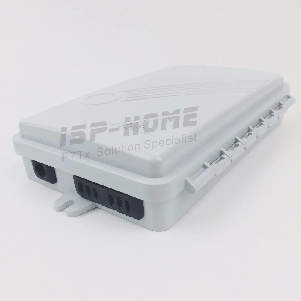 

100PCS of 6 Core FTTH Fiber Optic Distribution Box, Terminal Box ABS outdoor FTTH Terminal Box