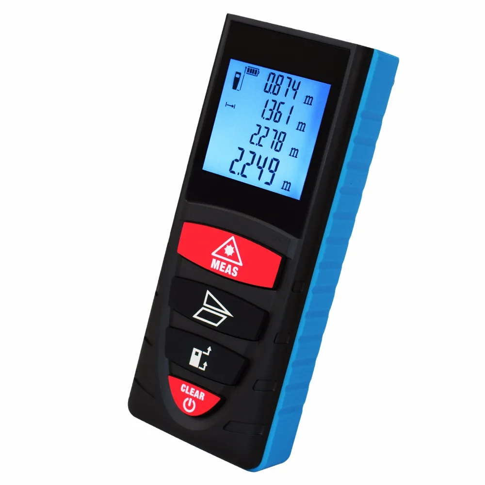 Distance Laser Meter Single Distance/Continuous measurement(Pythagorean