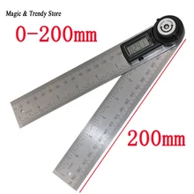 Promo offer 2 IN 1 digital angle ruler 360 degree 200mm electronic digital angle meter angle