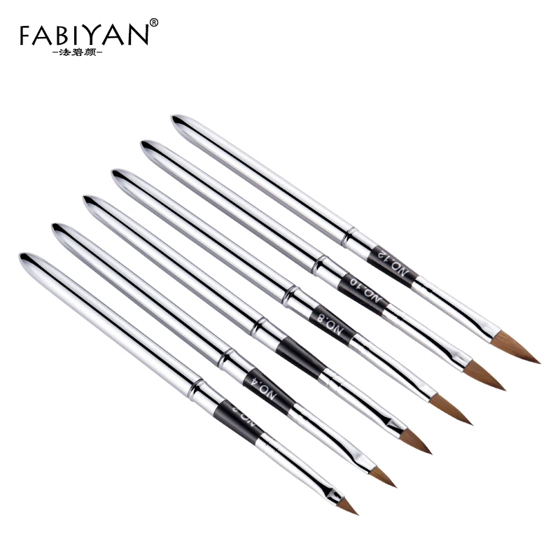 6 шт. кисточки для дизайна ногтей|brush acrylic|nail art brushes toolnail brush tool |