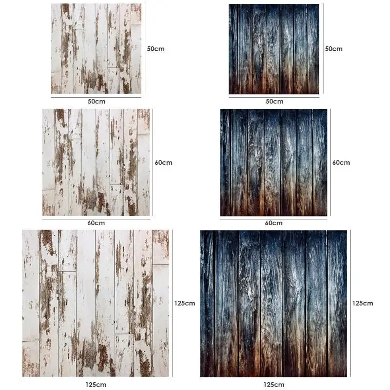 ALLOYSEED винтажный Ретро деревянные доски текстура фотографии фон ткань для студийной фотосъемки декорации