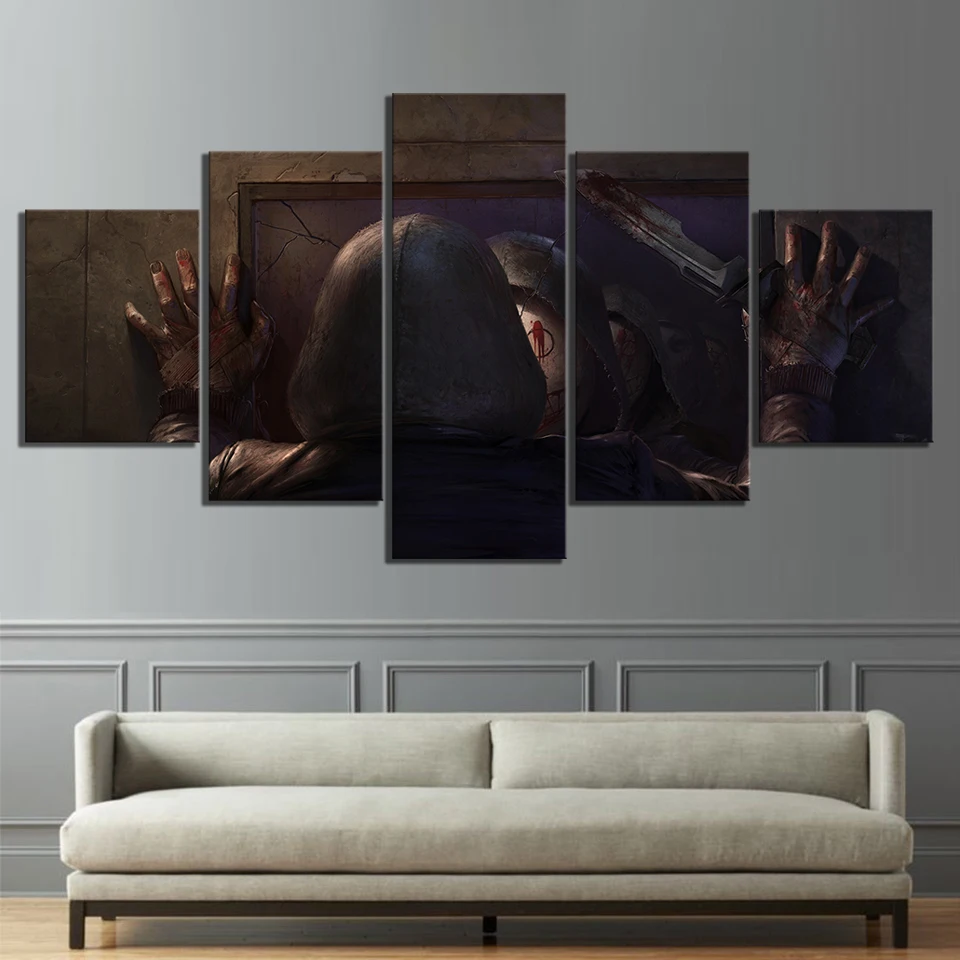

5 Piece Dark Souls 3 Video Game Poster Paintings Canvas Art Wall Paintings for Room Wall Decor