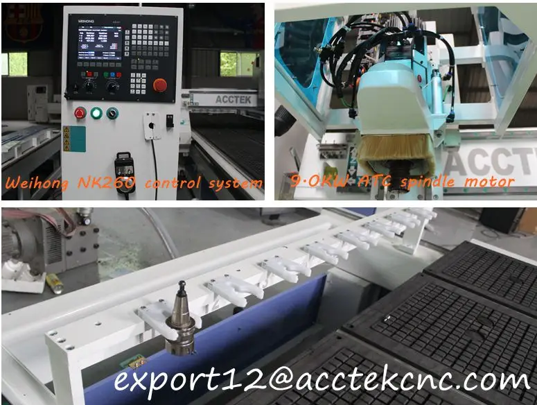 multipurpose woodworking machine boring machine for wood/wood milling cnc atc AKM1550C