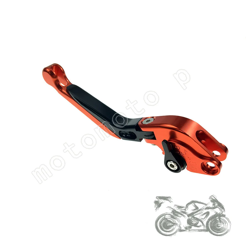 Тормоз мотоцикла тормоза рычаги сцепления для KAWASAKI ER6N ER 6N ER-6N 2009 2010 2011 2012 2013 логотип - Цвет: Оранжевый