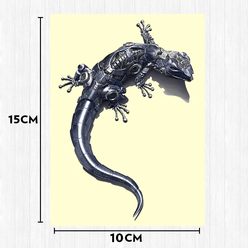 Автомобильный Стайлинг Aliauto механический забавный стикер Gecko водонепроницаемая