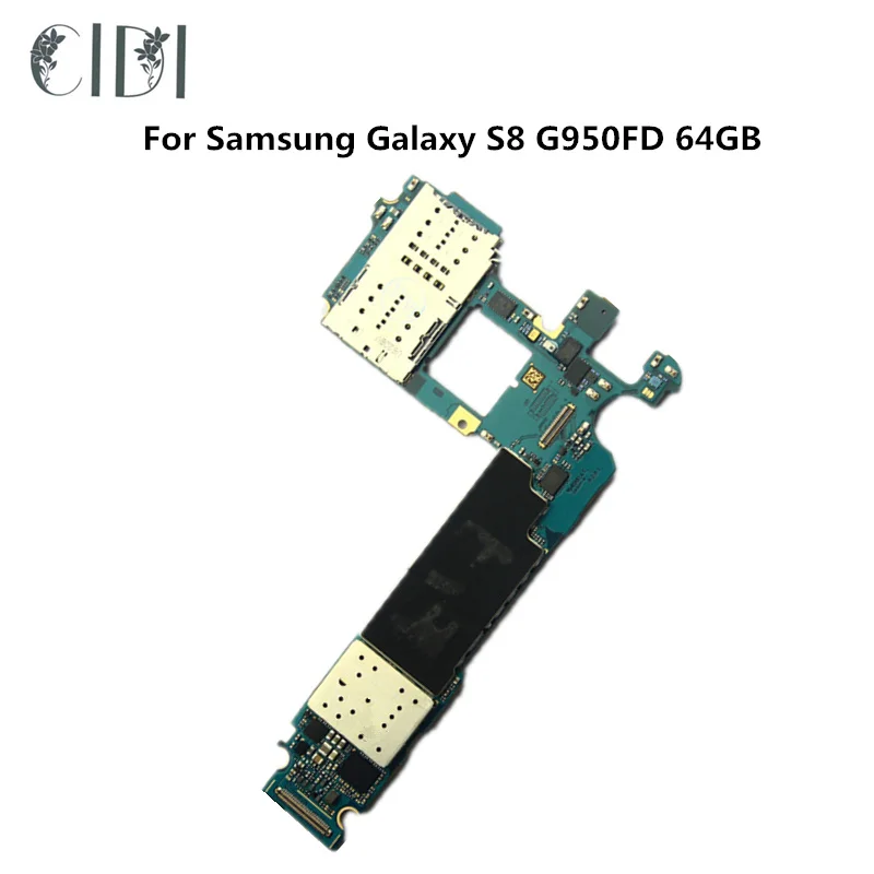 Оригинальная материнская плата CIDI EU для Samsung Galaxy S8 G950FD 64 ГБ Заводская