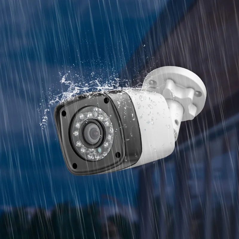  FUERS AHD CCTV HD 4MP Camera 8 Channel 6in1 DVR H.265 Surveillance System Outdoor Camera Security S