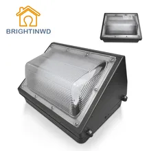BRIGHTINWD, 30 Вт, 40 Вт, 50 Вт, 60 Вт, 80 Вт, 100 Вт AC 100-277V светодиодный настенный светильник Потолочные Светильник IP65 Водонепроницаемый наружные настенные лампы Светодиодный прожектор светильник Инж