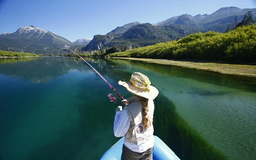 para senhoras pesca meninas pólo de pesca