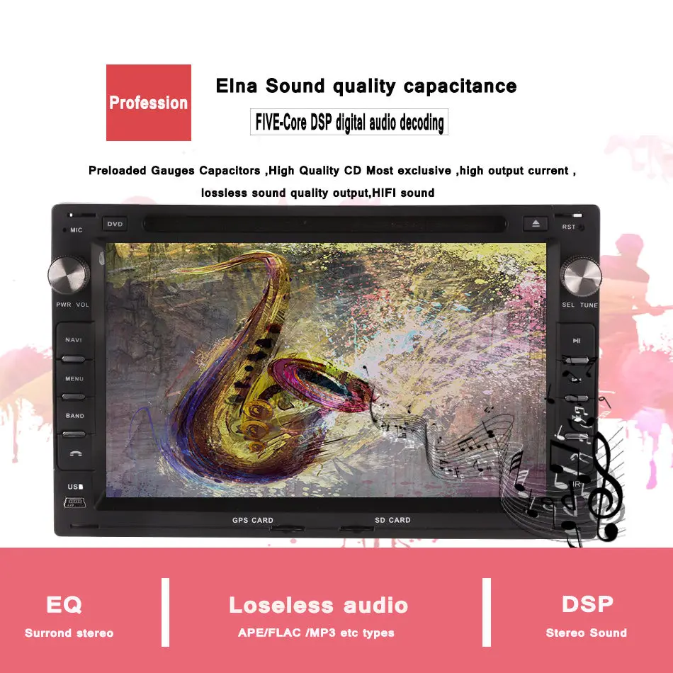 Sale 1024*600 2GB RAM Android 7.1 Car DVD GPS For VW Glof Bora Passat Mk5 Golf Mk4 Polo Jetta Seat Bluetooth Radio Disc Player 2 DIN 11