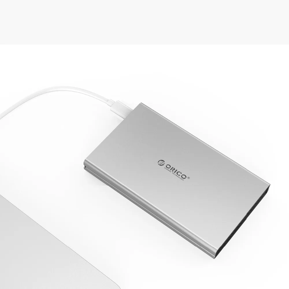 Корпус для жесткого диска ORICO 2 5 дюйма SATA на Type C алюминиевый сплав Mac Linux Windows USB3.0 3