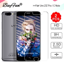 2PCS Tempered Glass for UMI Z 5.5'' Case 9H 2.5D A