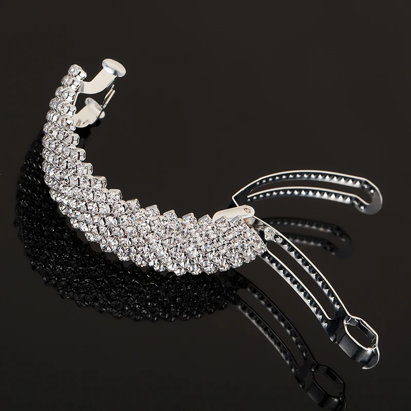 YFJEWE Fashion Hair Styling Women Hair Jewelry high-quality Wedding Accessories Bridal Crystal Rhinestone Hairbands Women #H011 - Image 4