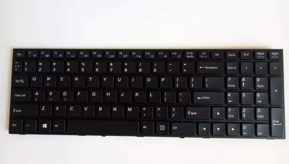  New for Clevo P650SA P655SA P651SA P670SE gaming laptop keyboard English US backlit frame black